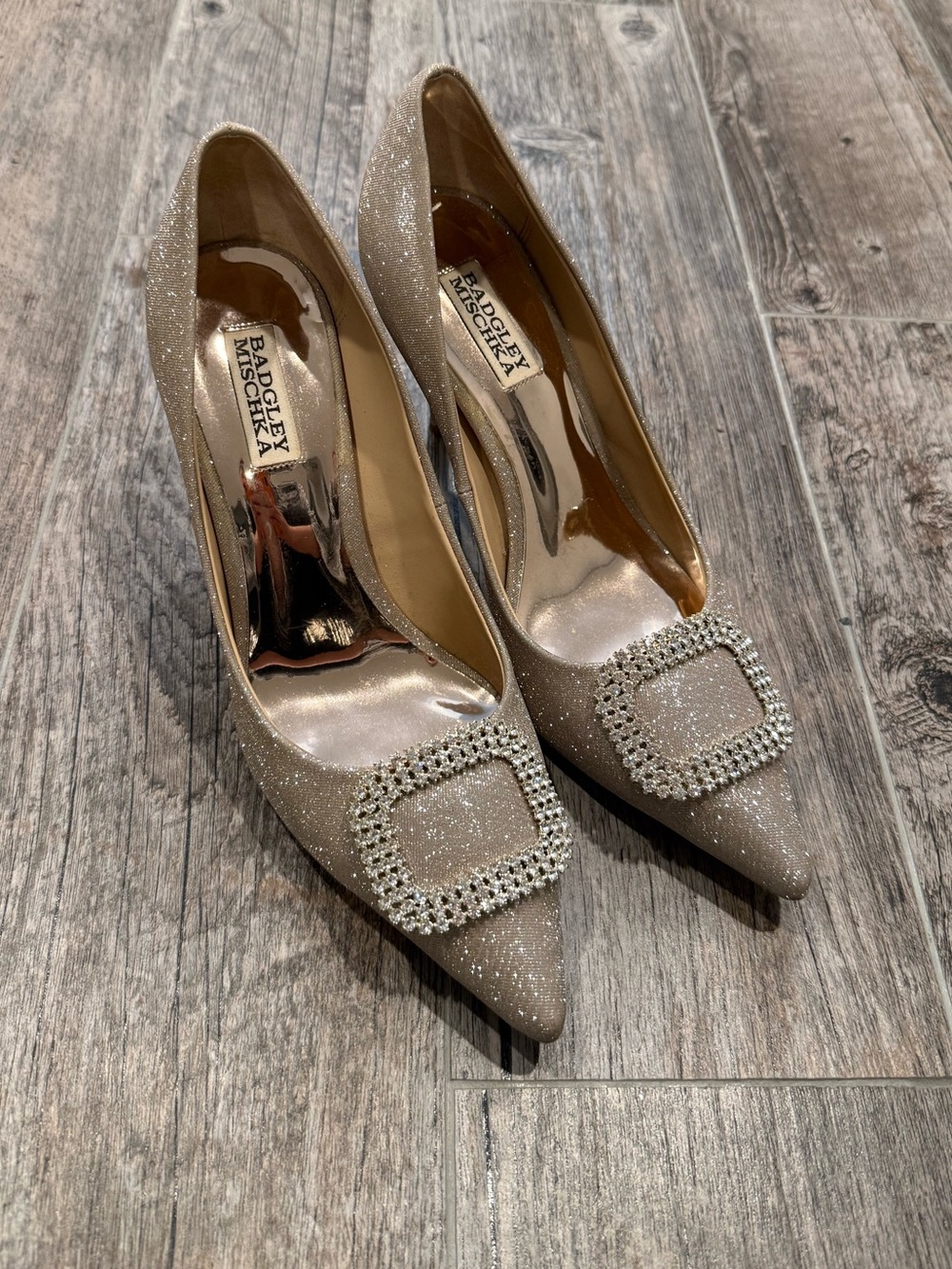 Badgley Mischka Sparkly Pumps